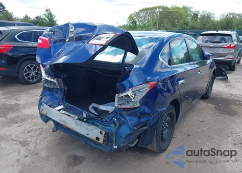 2016 Nissan Sentra S z USA, uszkodzony, nr VIN 3N1AB7AP6GY221737